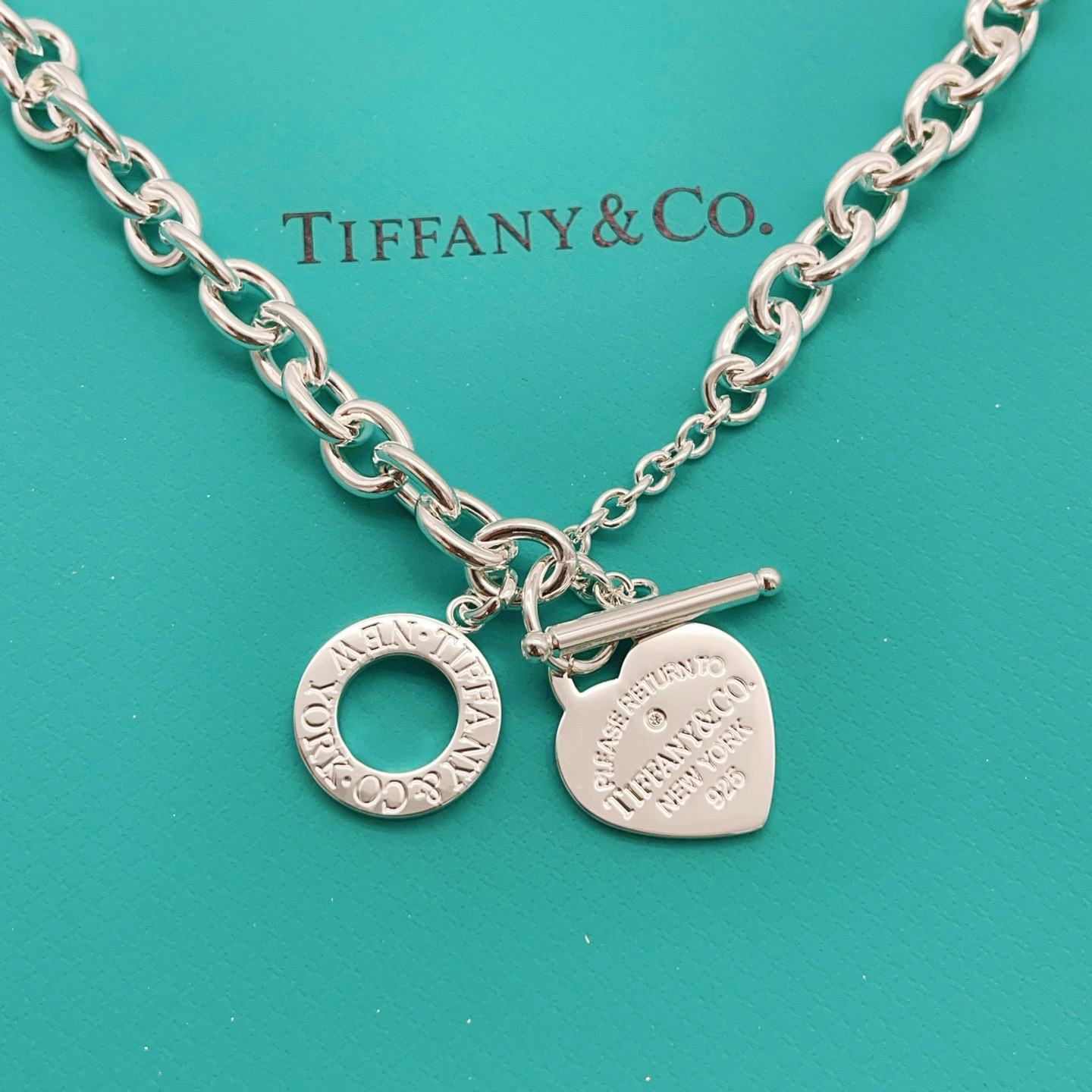 Tiffany Heart Toggle Necklace