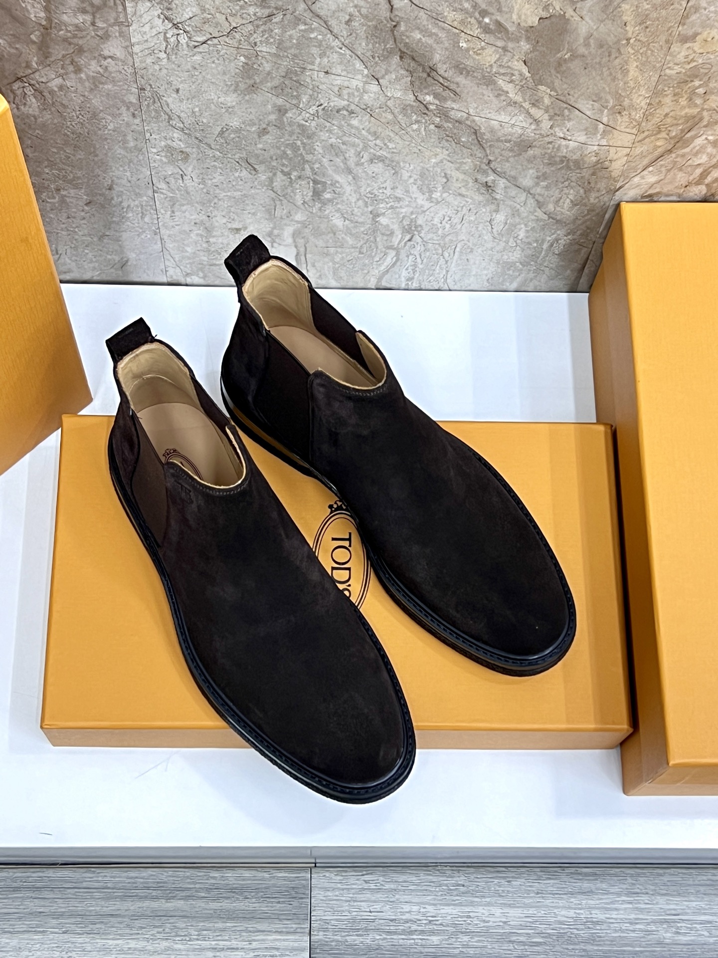 Tod's Men's Suede Anklet Boots