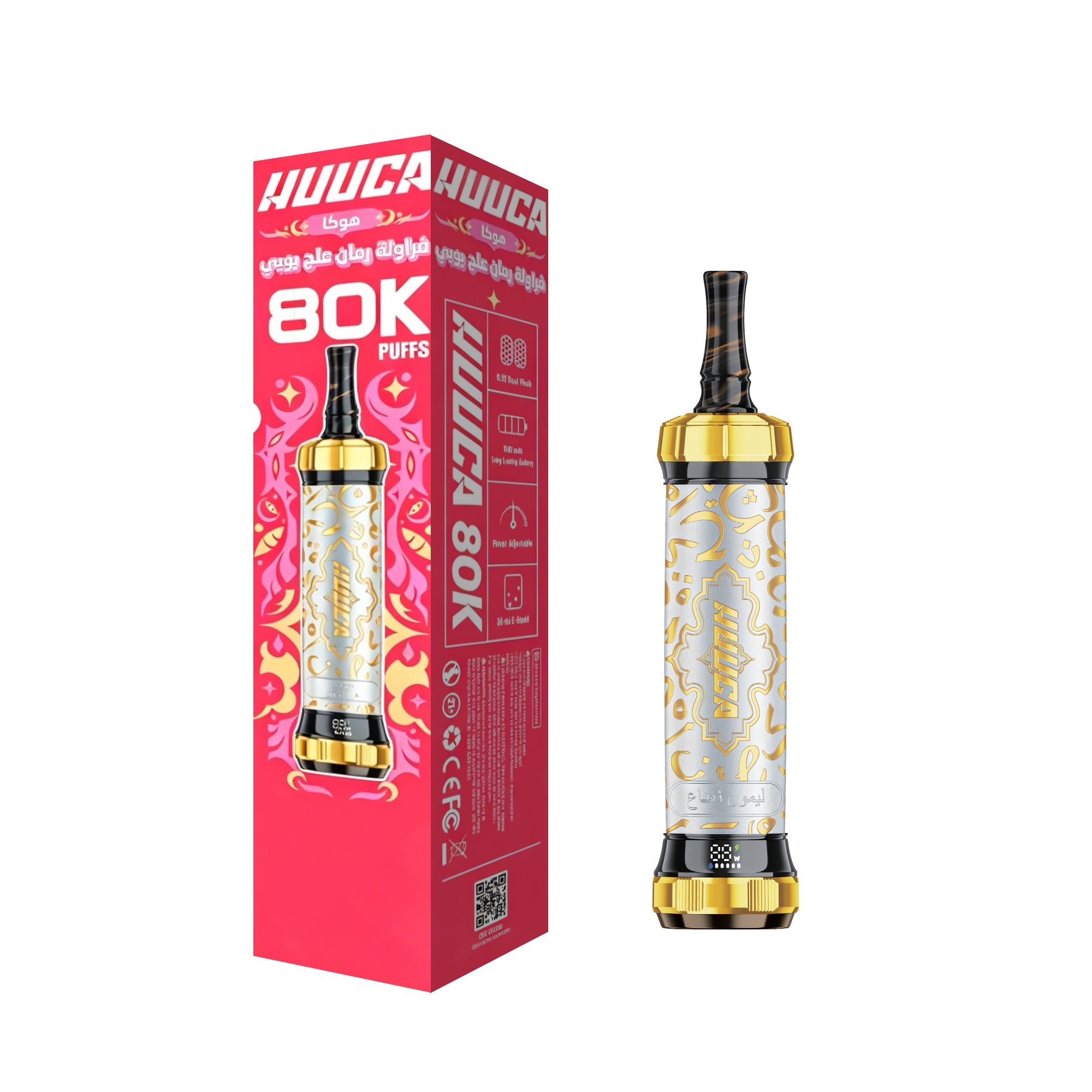 HUUCA 80K 3mg DTL Disposable Vape