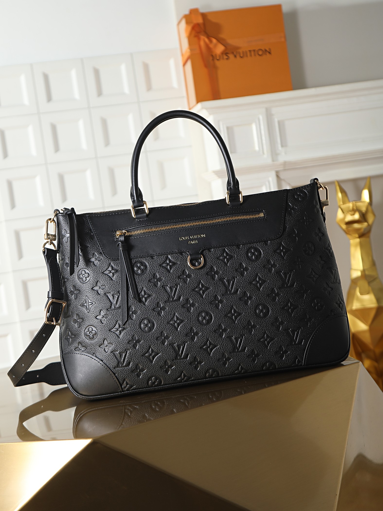 Louis Vuitton Skyline MM handbag black