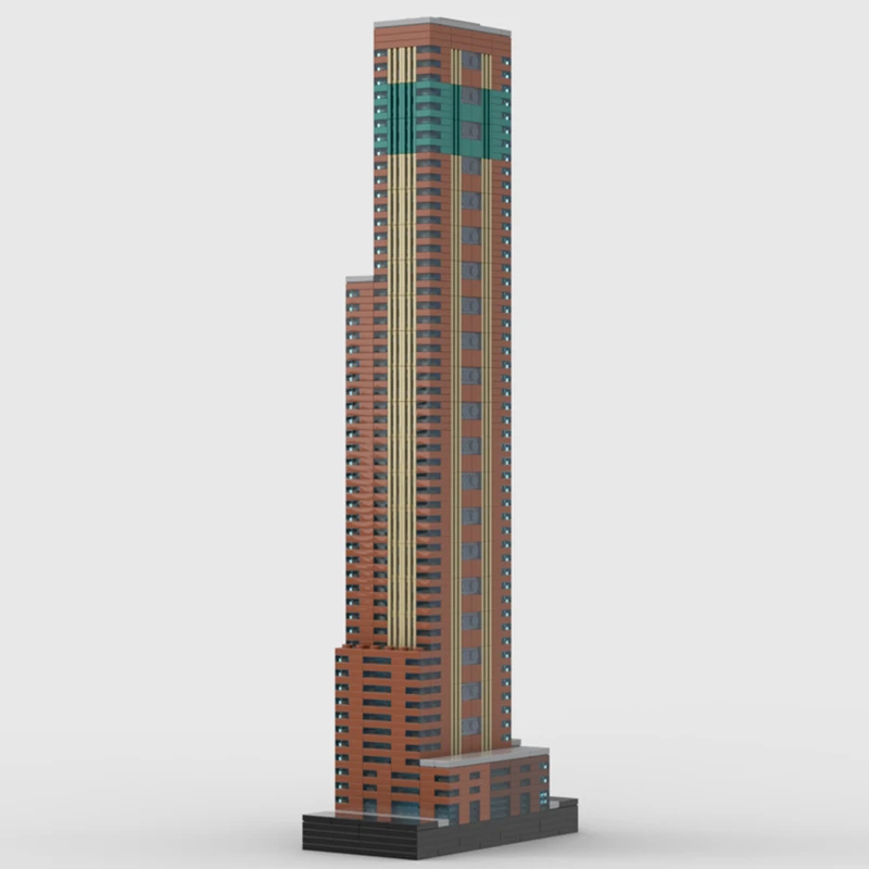 MOC 49116 - Carnegie Hall Tower at 1/650th Scale