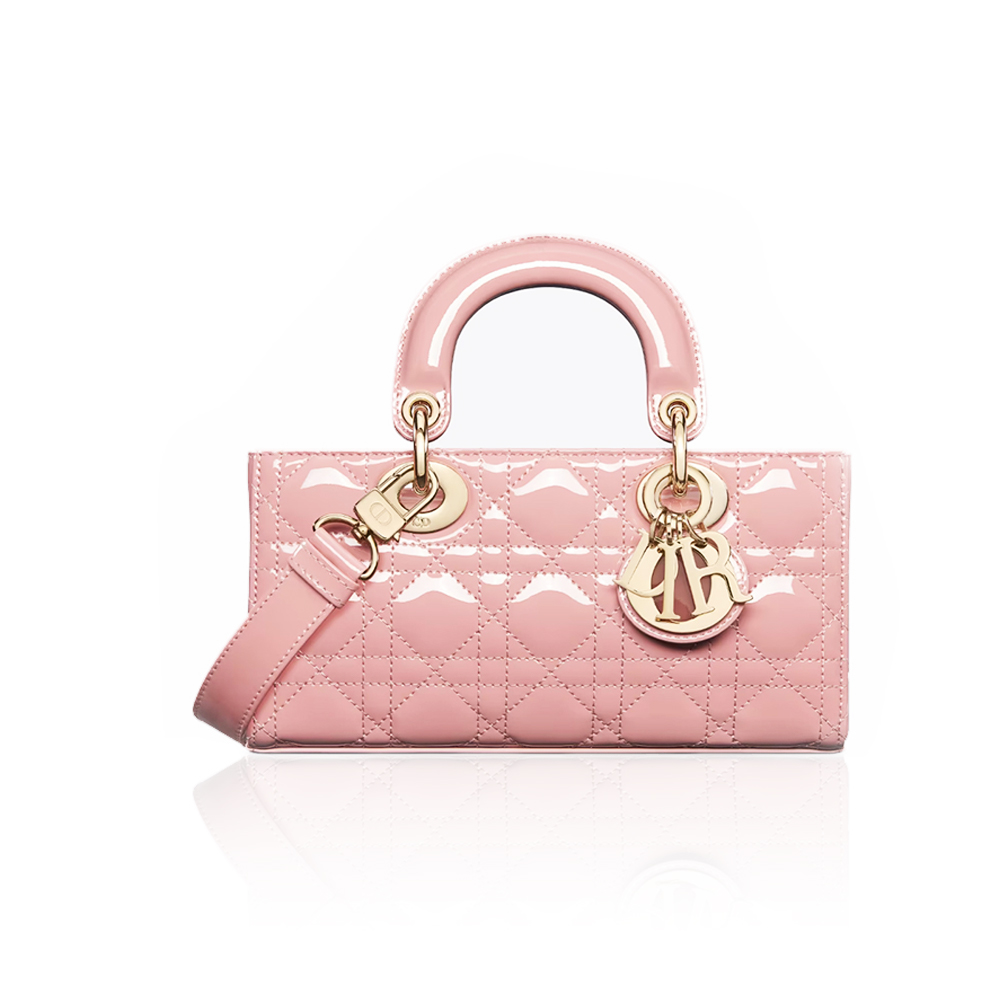 Dior Small LADY D-JOY - Lacquer cowhide leather