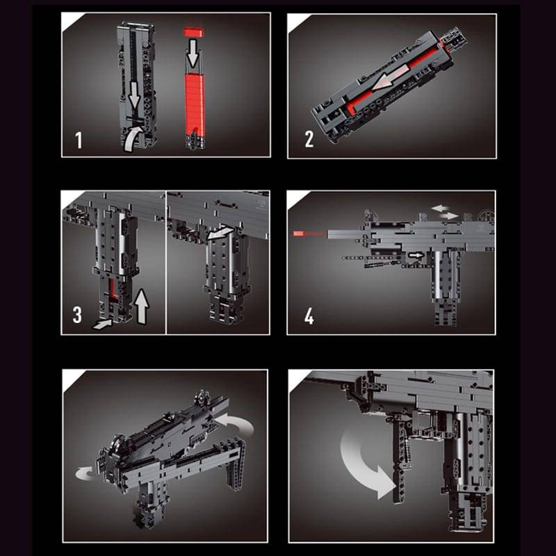 MOULD KING 14006 - Mini Uzi