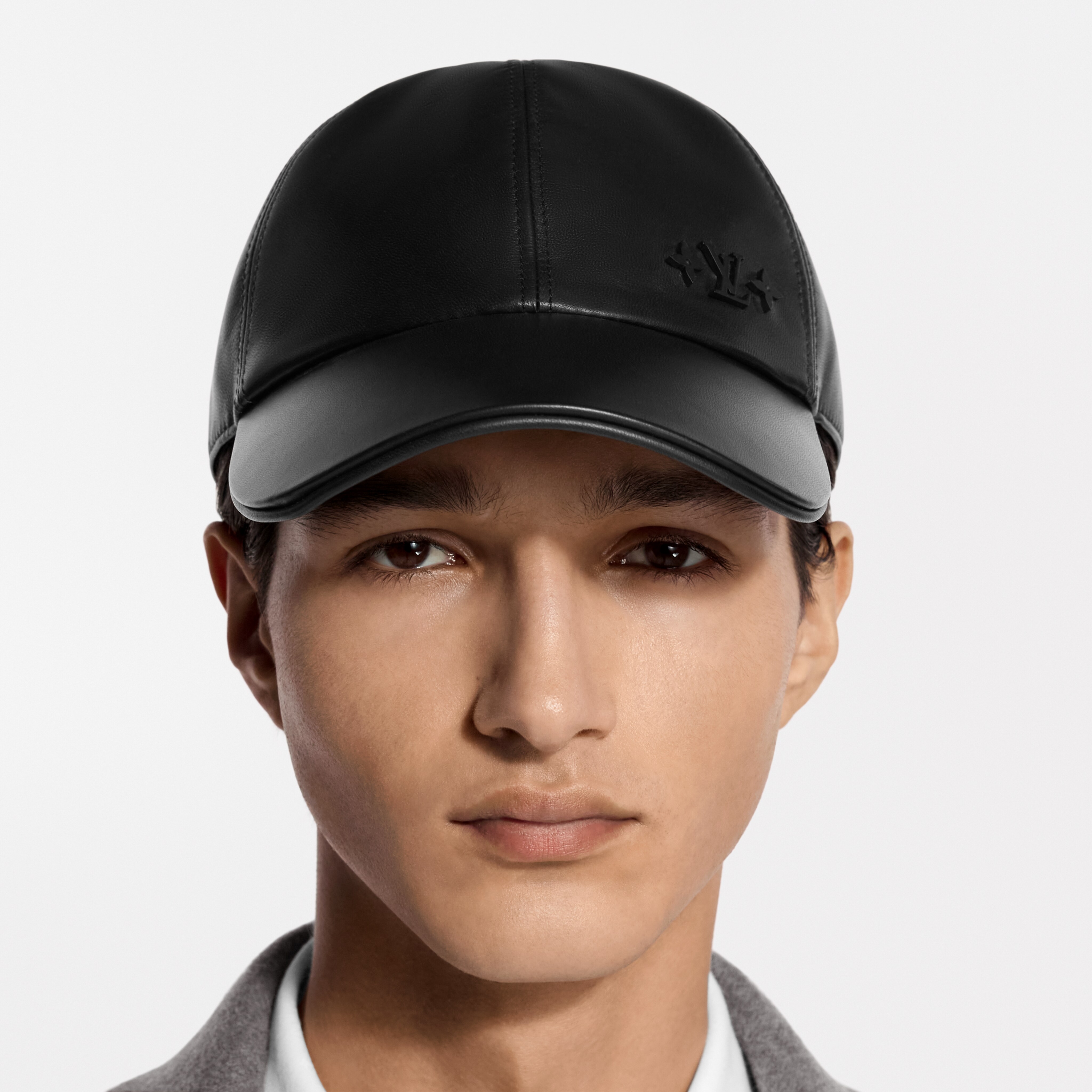 レザーキャップ･LV メダリオン