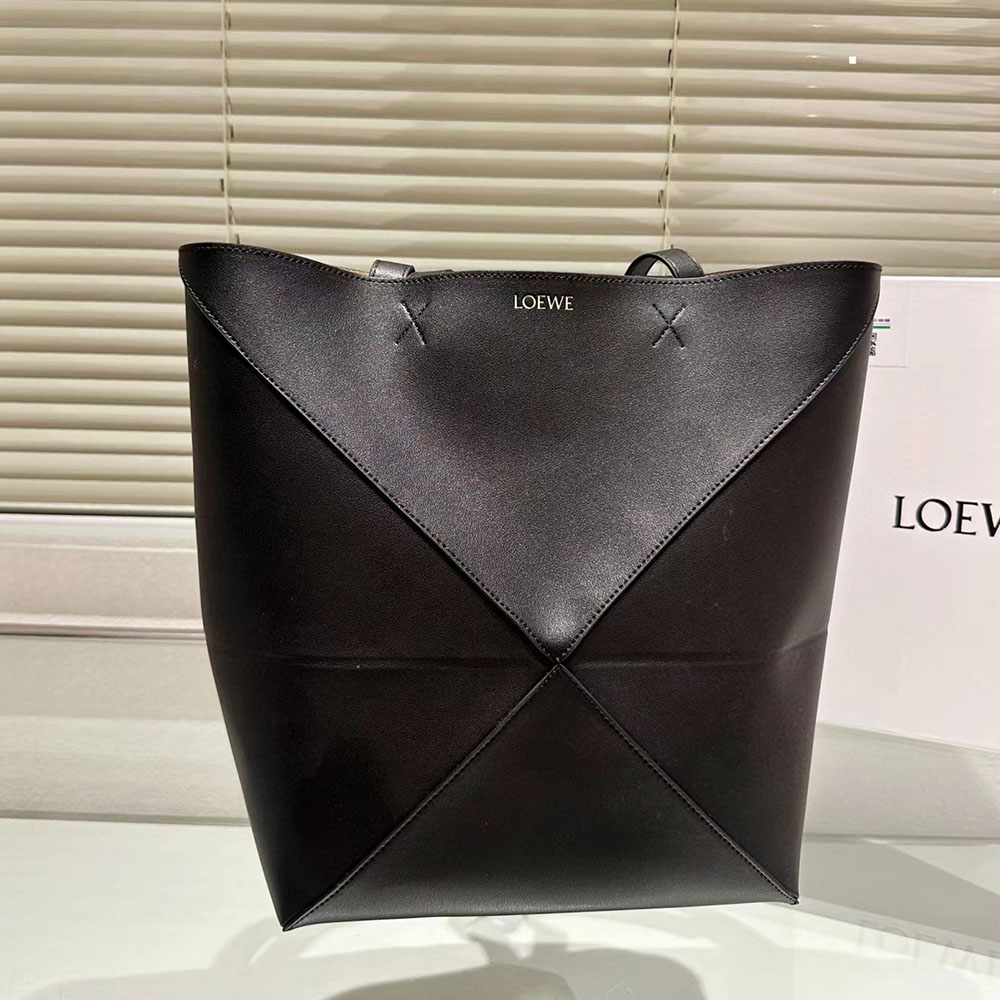 Loewe Puzzle Fold Tote Calfskin handbag