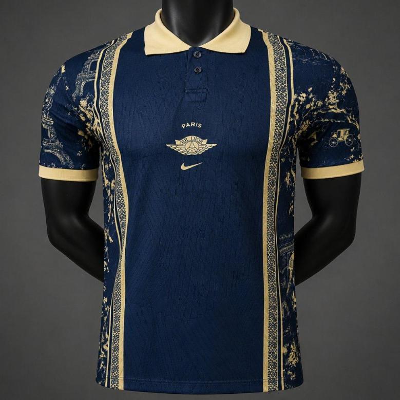 Player Version 26/27 PSG/Paris Saint Germain Air Dior POLO Navy Jersey S-3XL