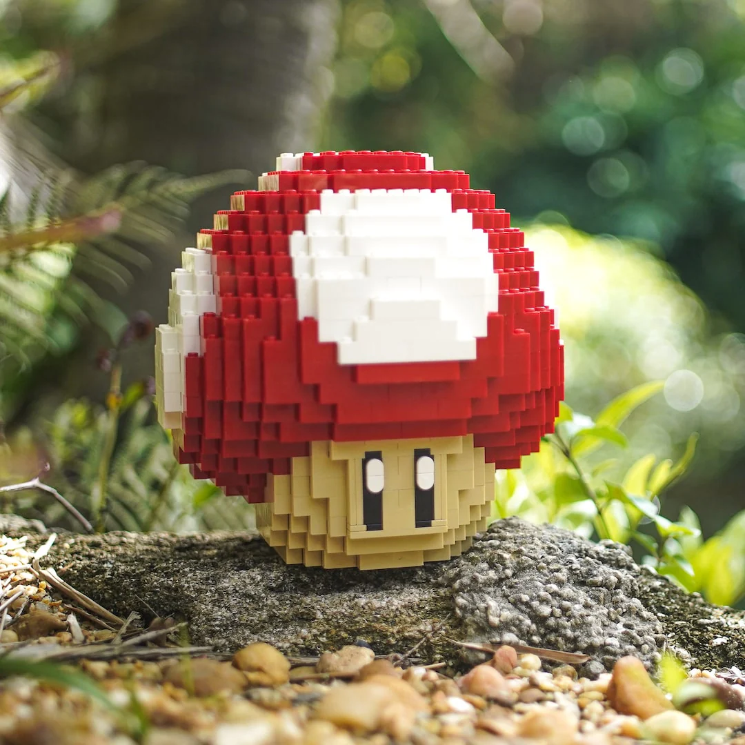 779Pcs Super Mario MOC Red Mushroom