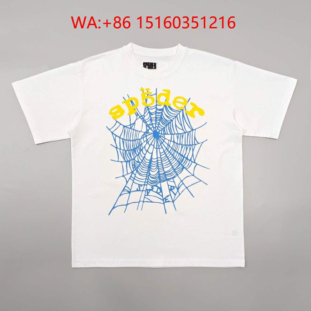 1:1 SP5DER WORLDWIDE T-shirt 01 Collection for men, Streetwear tee