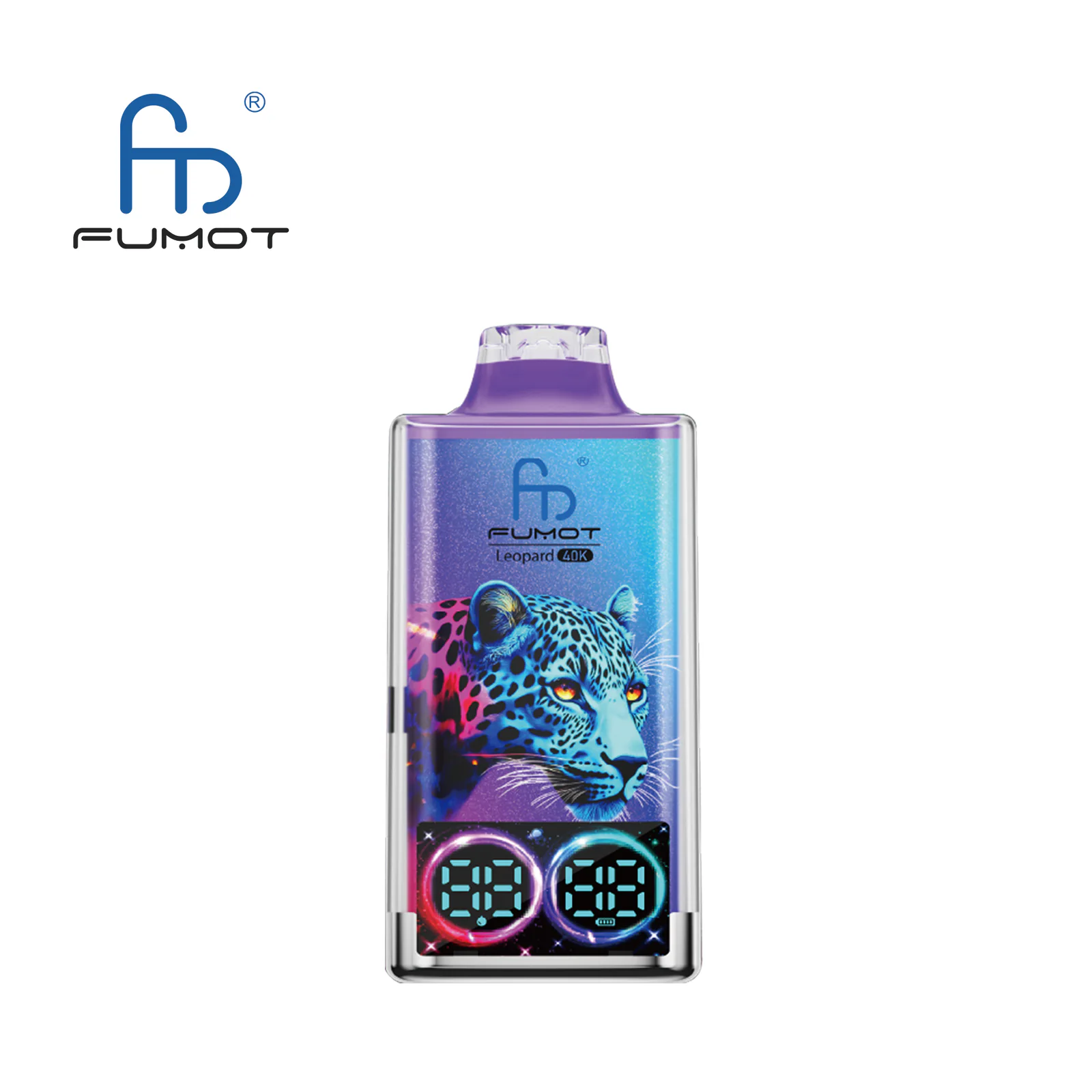 FUMOT Leopard 40K EU Edition Disposable Vape – Blueberry Ice - Vaba Vape-Shop