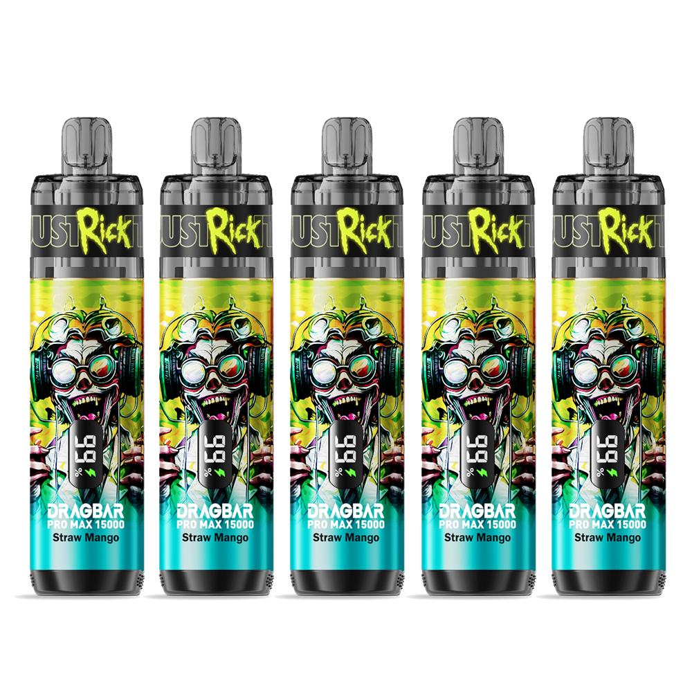 [5-Pack Bundle] Dragbar Pro Max 15K Disposable Vape (2%,15000 Puffs)