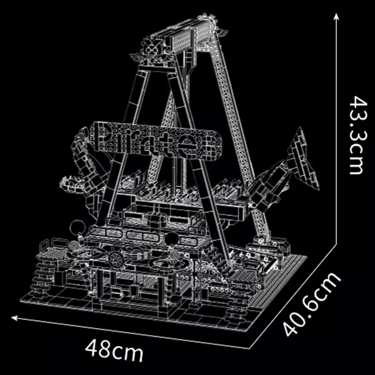 MOULD KING 11017 - Dragon Shark Pirate Ship