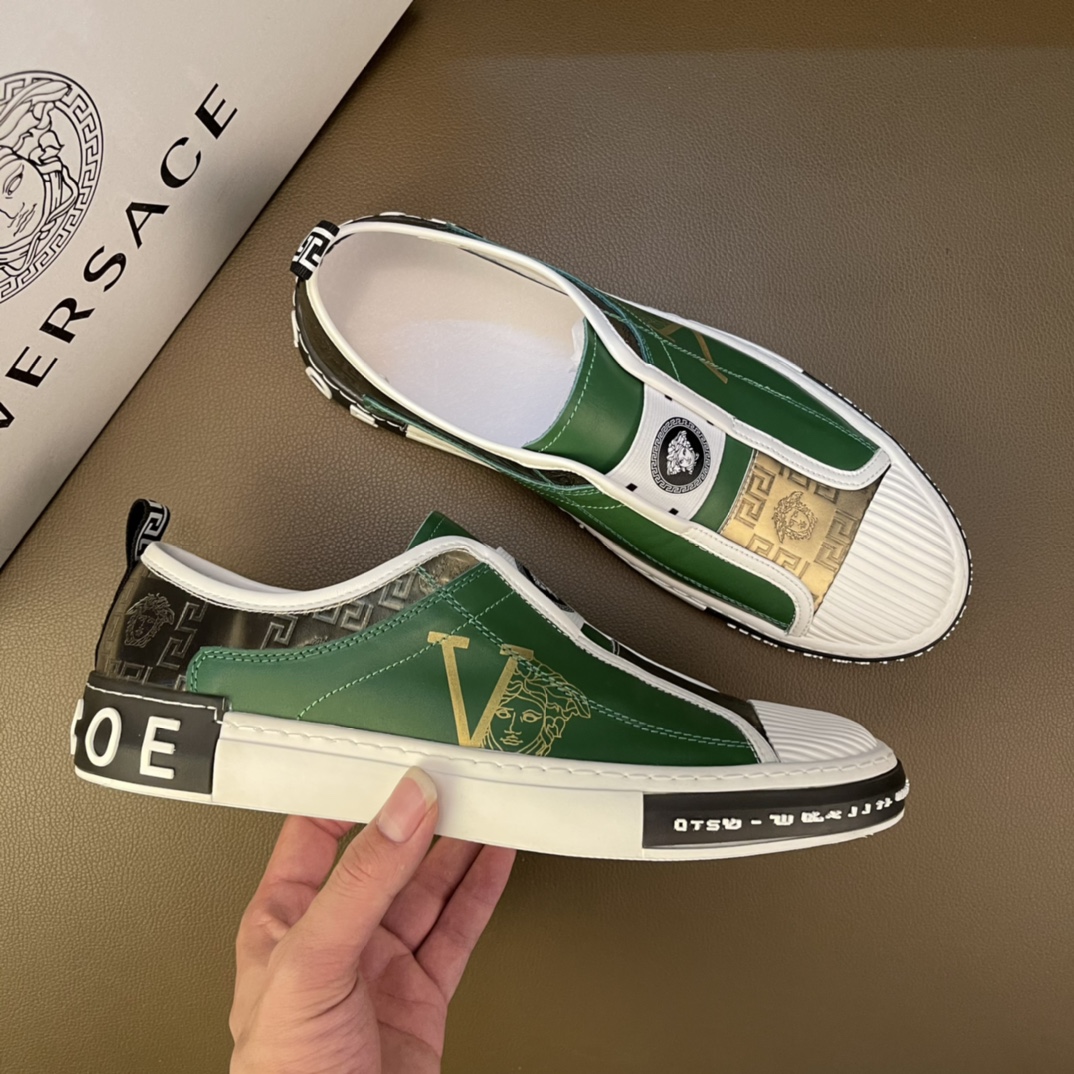 Versace Men's Leather Sneaker