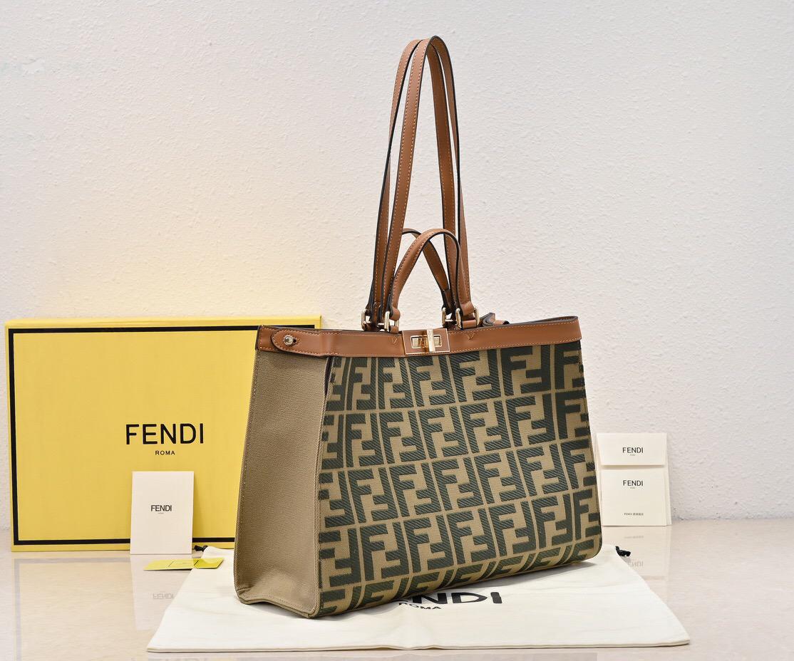 Fendi X-tote Classic monogram handbag