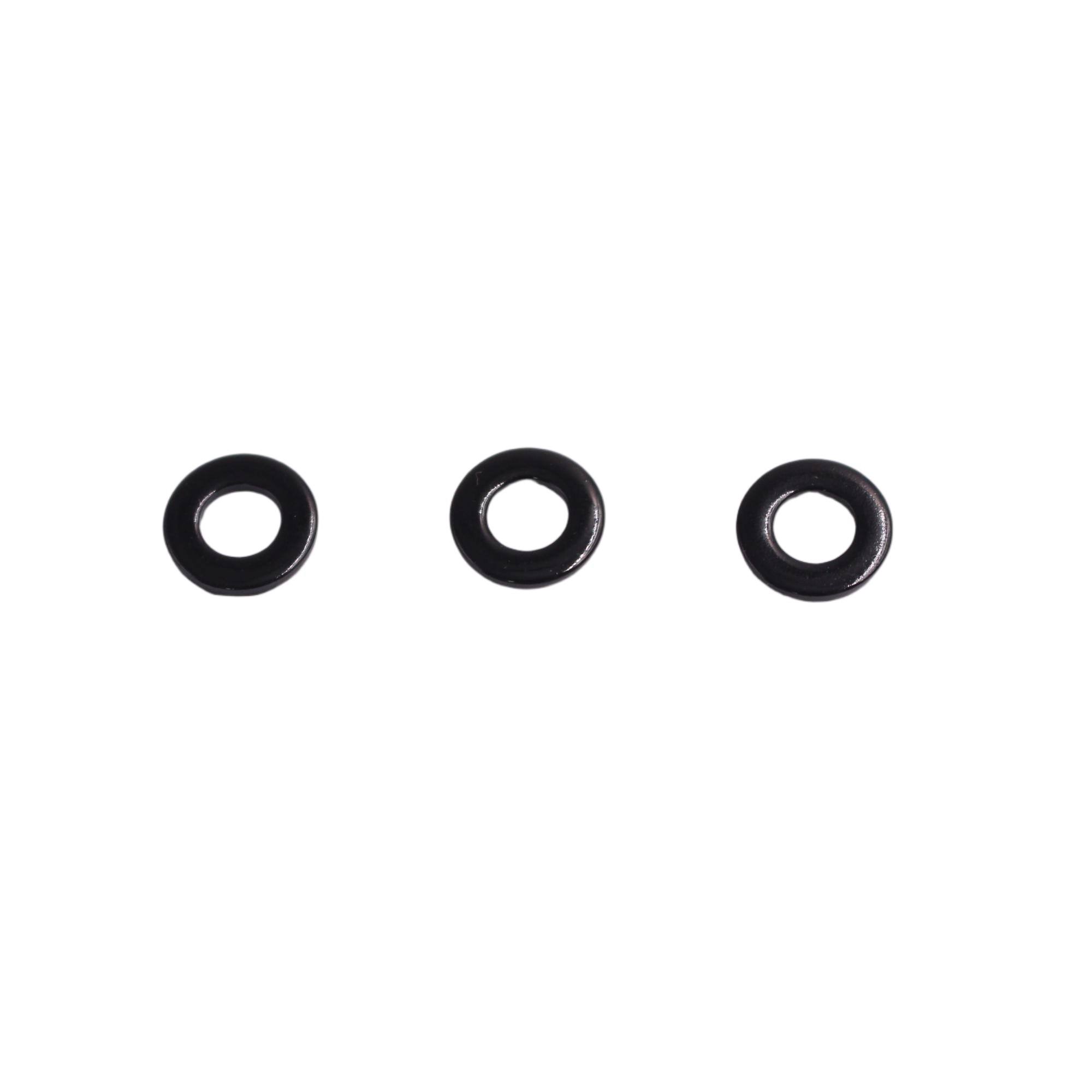 Customized Factory Directly Supply Grade 8.8 M1.6 M2 M2.5 M3 M3.5 M4 M5 M6 M8 Black Oxide Carbon Steel O-ringFlat Washer