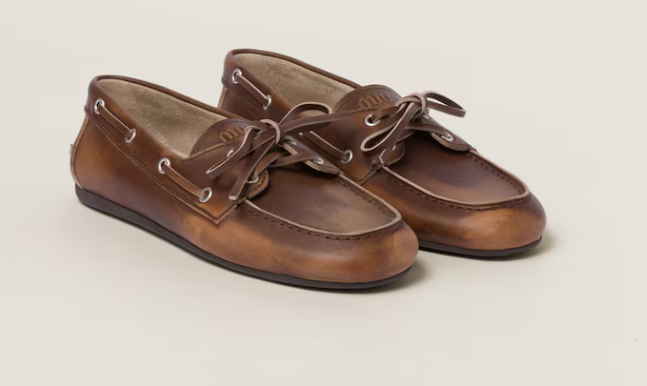 Miu Miu Leather Loafers