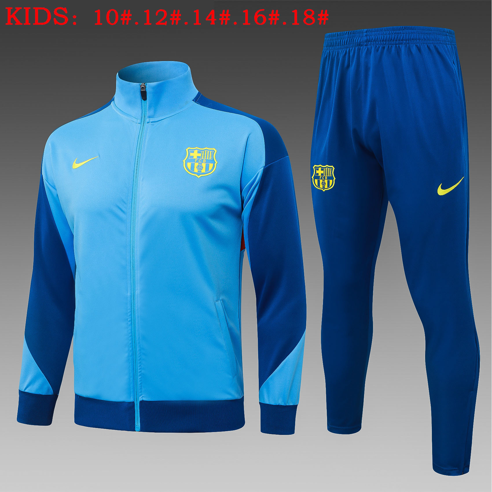 Barcelona Kids Training Suit 25/26 | Soc Jersey - Premium Football Jersey