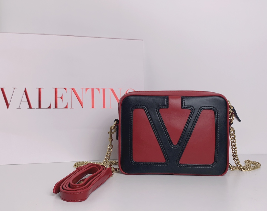 Valentino Viva Superstar Small Chain Bag in Calfskin