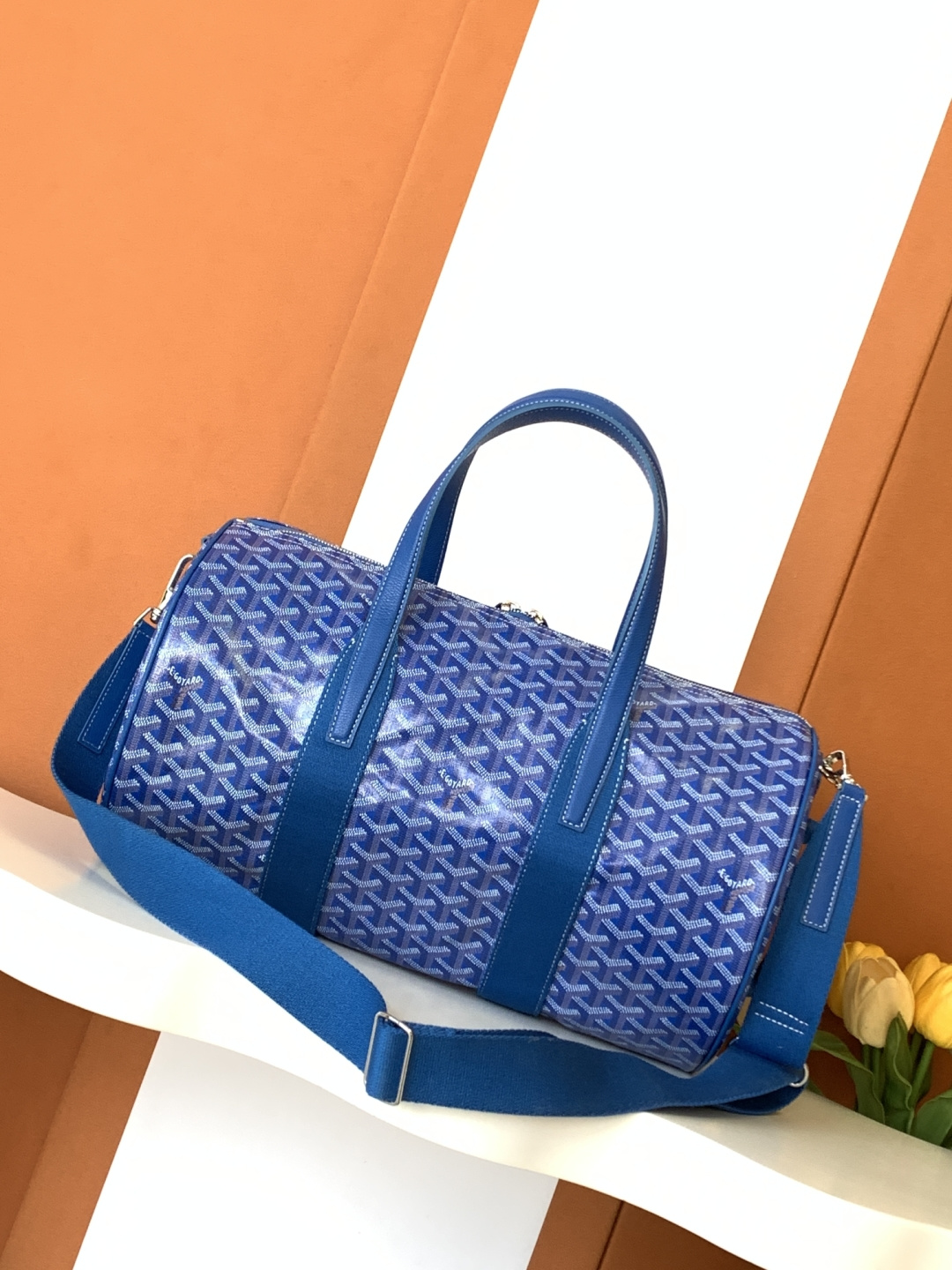 Goyard Bag Barrel  Goyardine 020248