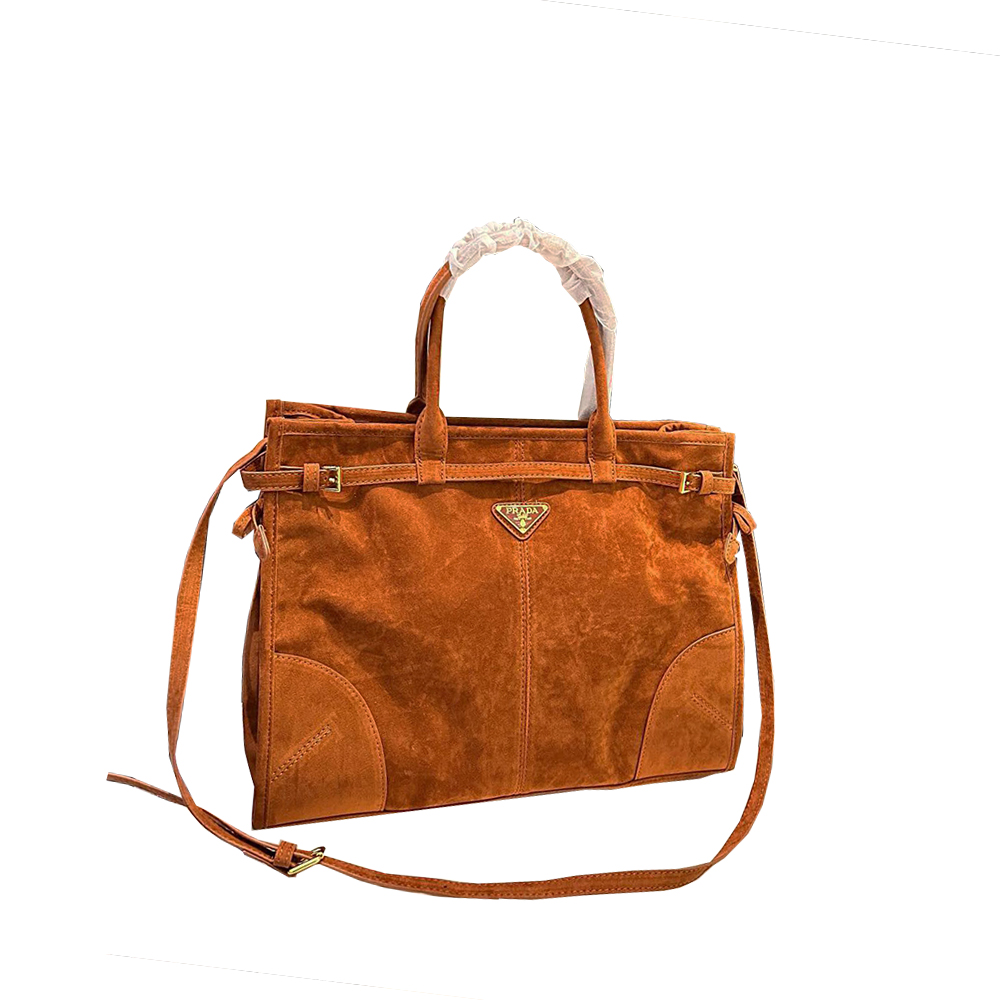Prada Large suede handbag (Mirror Quality)