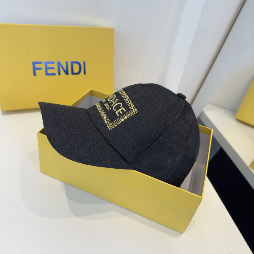 Fendi FF Logo Baseball Cap