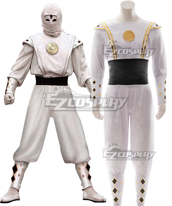 Power Rangers White Ninjetti Ranger White Ninja Ranger Tommy Oliver Cosplay Costume