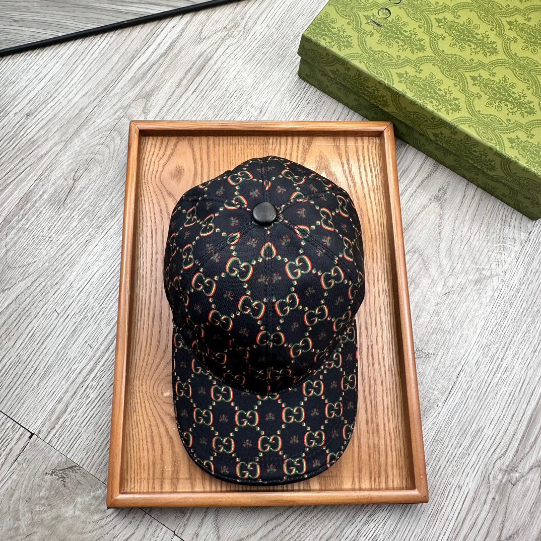 Gucci Interlocking GG Web Stripe Baseball Cap Hat - KAIROO