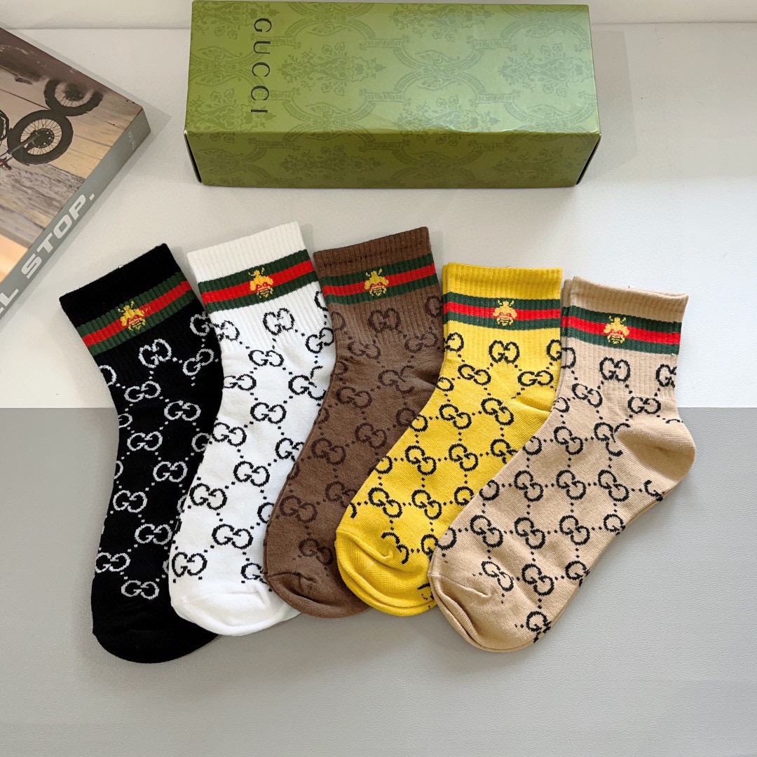 Gucci Wool Socks ( 5 pairs)
