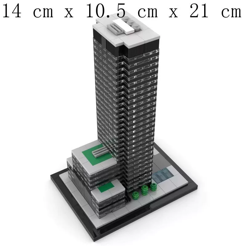 MOC 219954 - Seagram Building 1:800 Scale