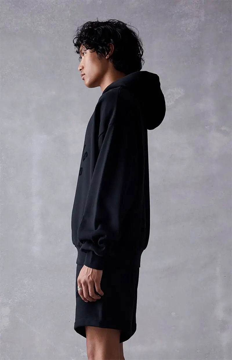 SS23 Black Core Collection Essentials Hoodie