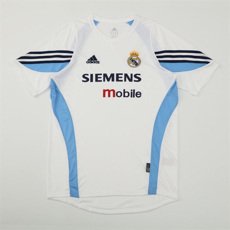 2003/04 Real Madrid Retro Short Sleeves Training Jersey - White