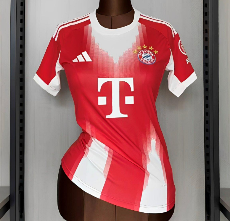 Female 25/26 Bayern Munich Home Jersey S-XXL