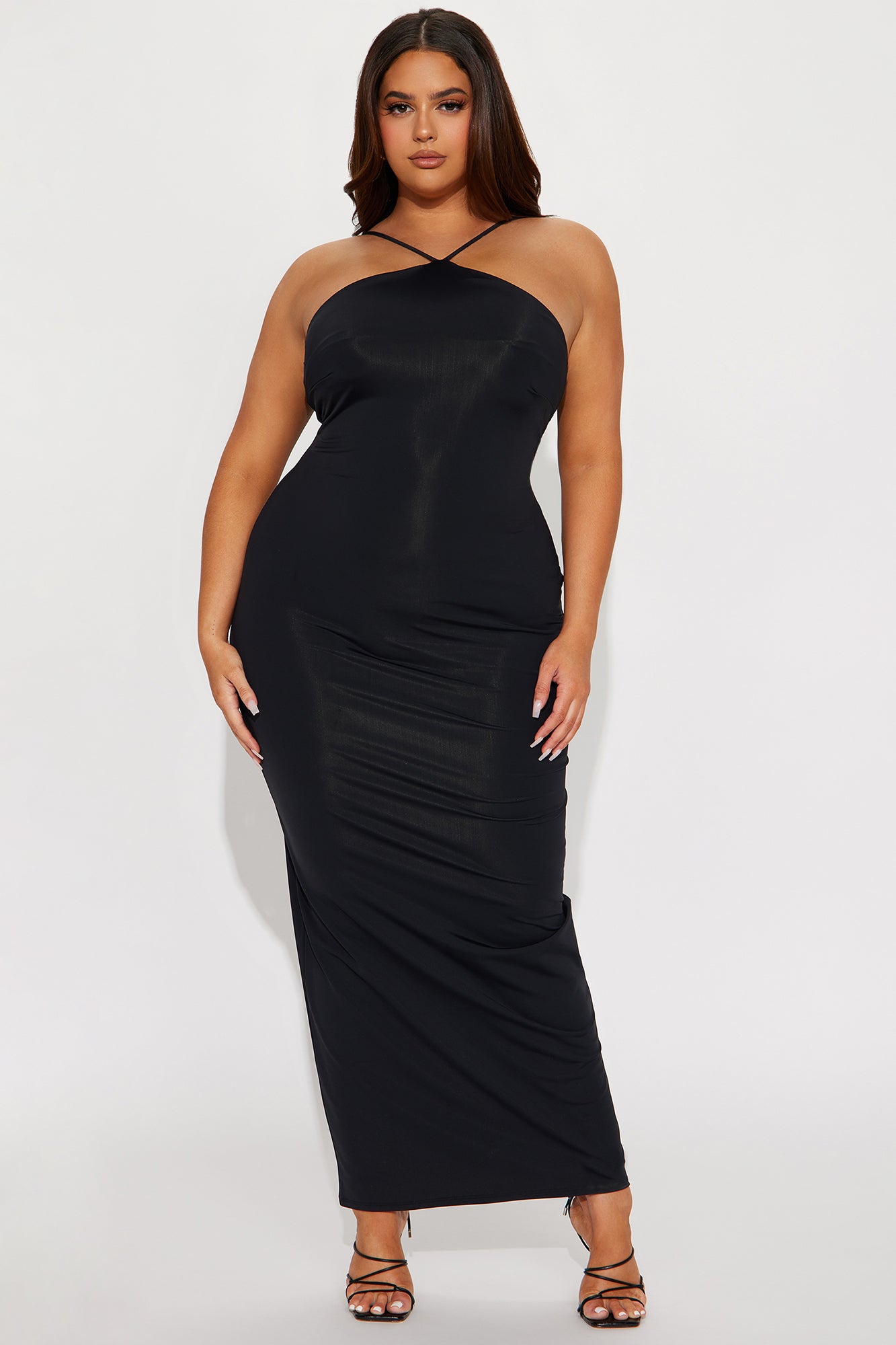 Gigi Sculpting Maxi Dress - Black