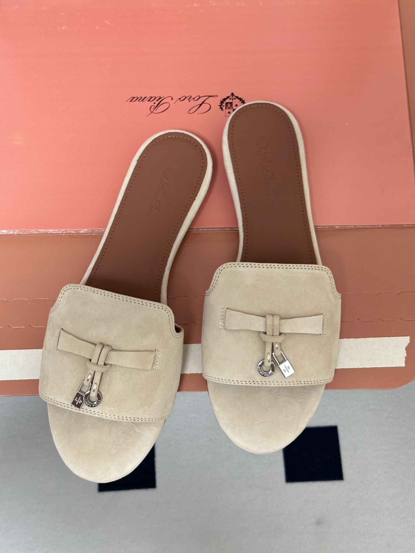 Loro Piana Women's Suede Flat Slides