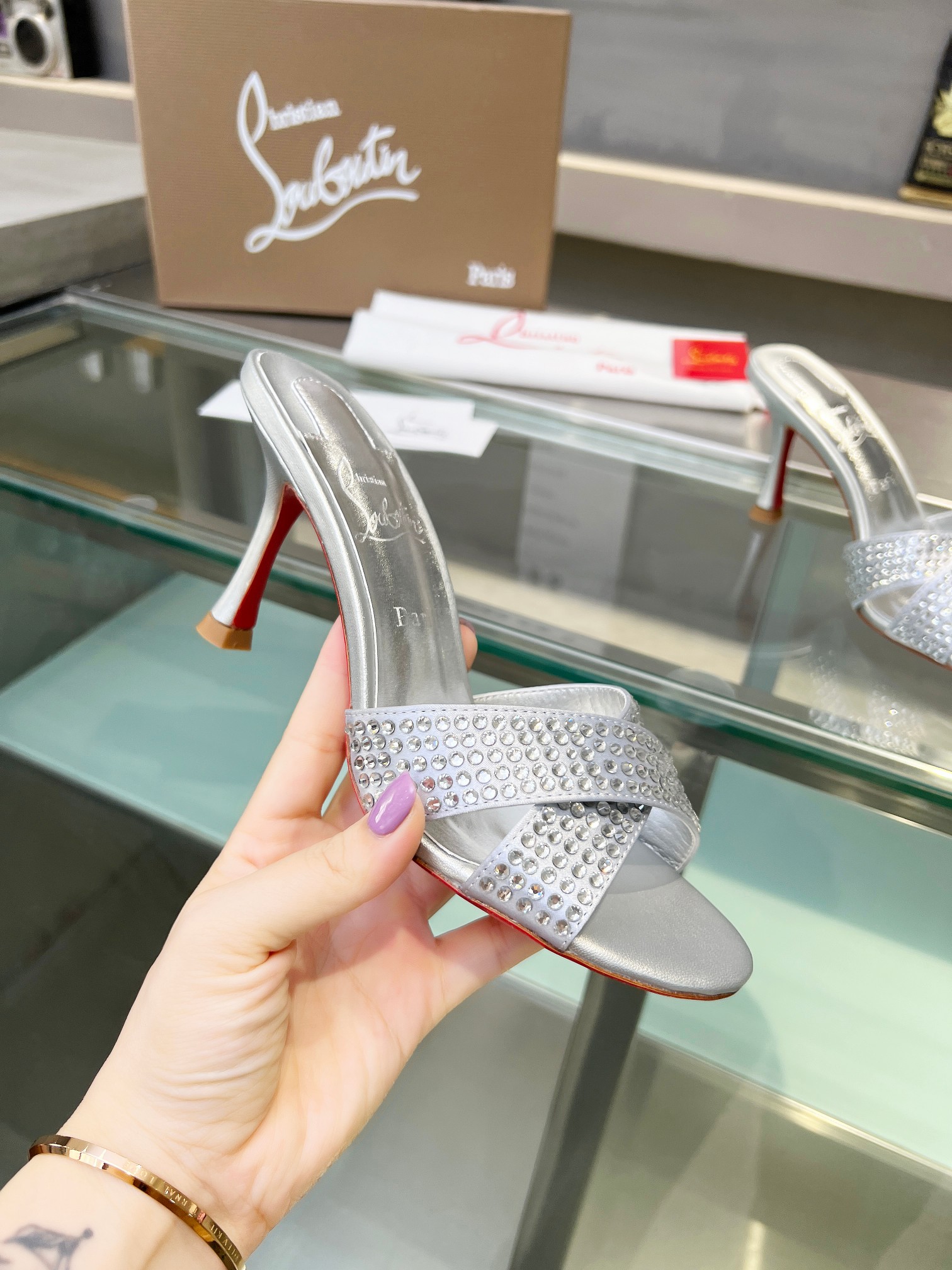 Christian Louboutin Heeled Slide