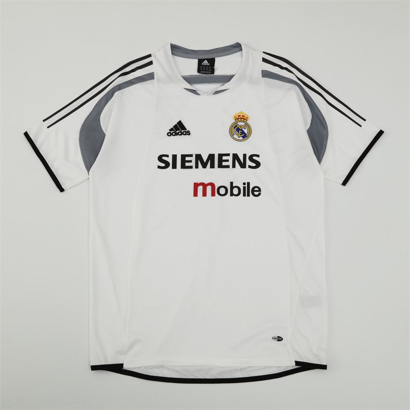 2004/05 Real Madrid Retro Short Sleeves Training Jersey - White