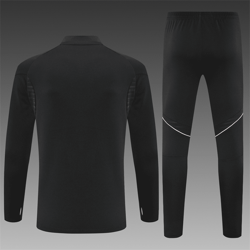 25/26 Juventus Black Half-Zip Training Kit Adult/Children's Size