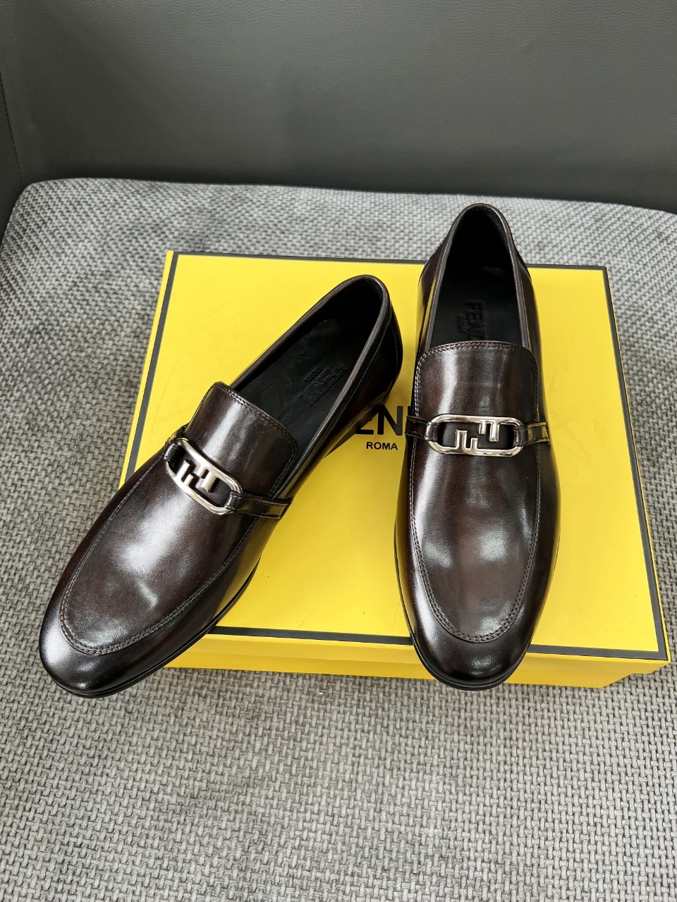 Fendi Men's Leather Loafer