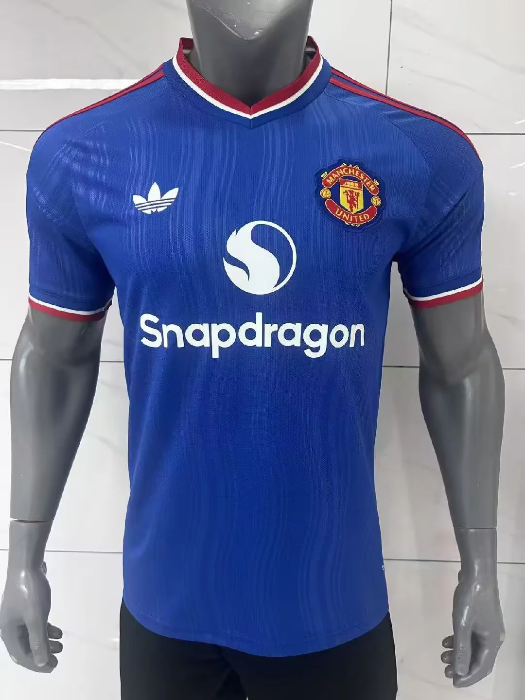 2026-27 Player Edition Manchester United Away Blue Football Shirt 1:1 Thai Quality