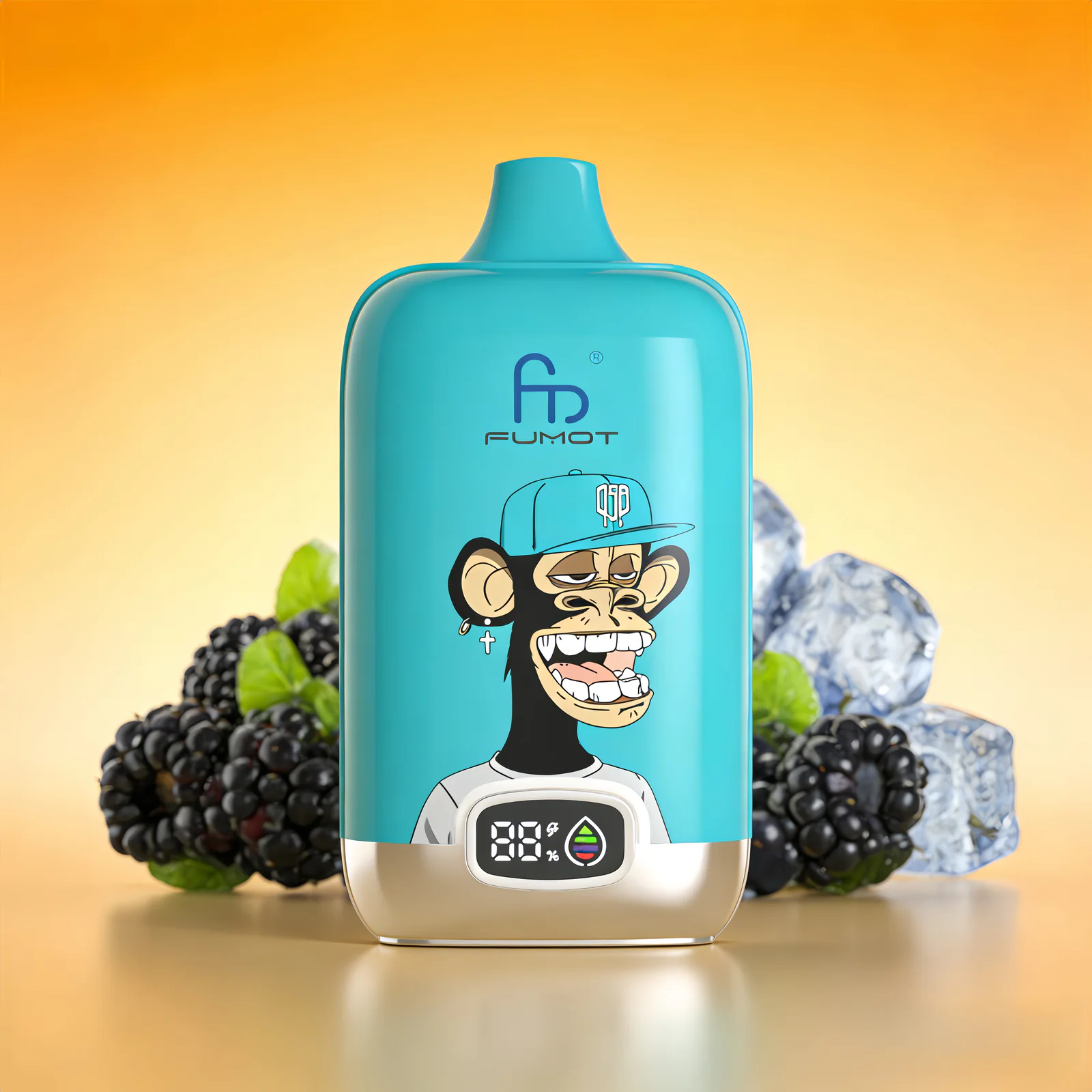 FUMOT Digital Box 12K Disposable Vape – Black Ice - Vaba Vaba