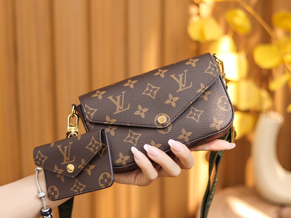 Louis Vuitton LV Multi Pochette Felicie Strap Go M80091