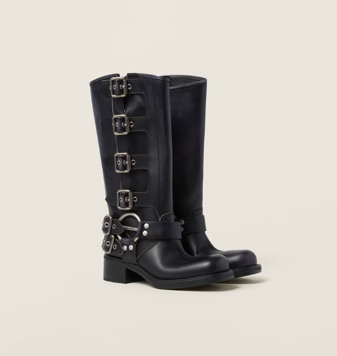 Miu Miu Leather Boot