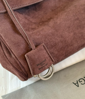 Balenciaga chamois leather handbag