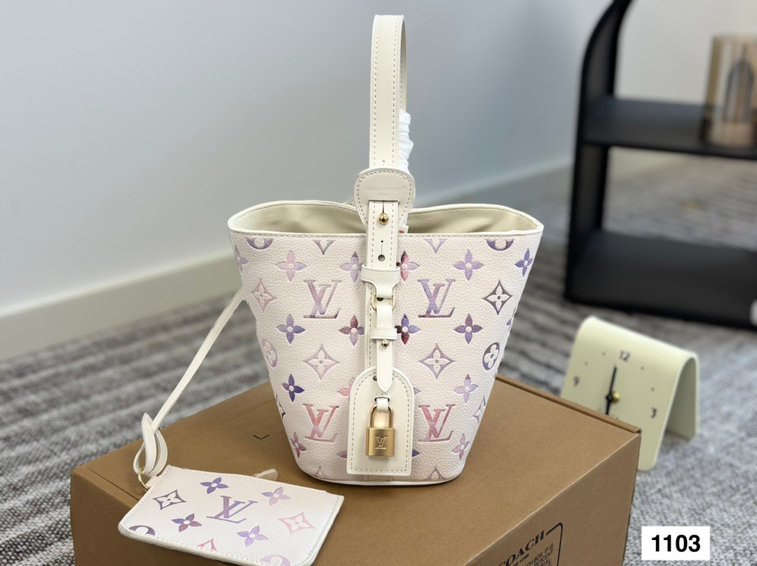 Louis Vuitton LV All In BB Empreinte Bucket Bag