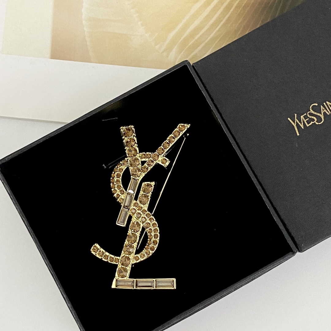 Saint Laurent YSL Brooch