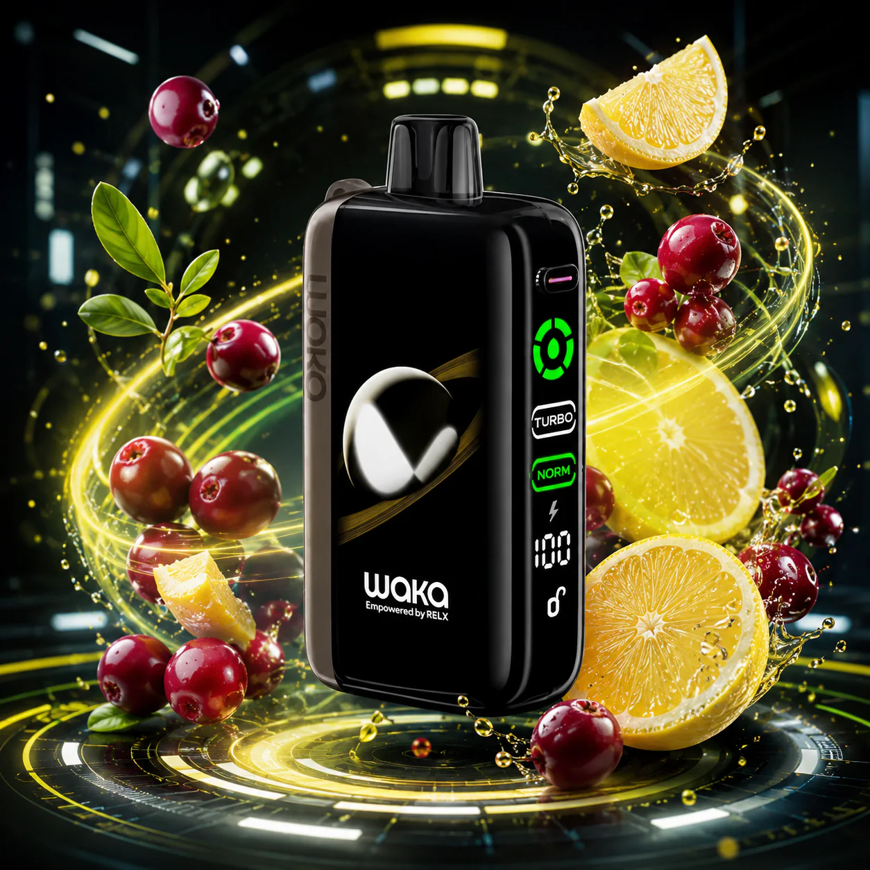 WAKA Jupiter 50K Disposable Vape – Cranberry Lemon - Vaba Vape-Shop