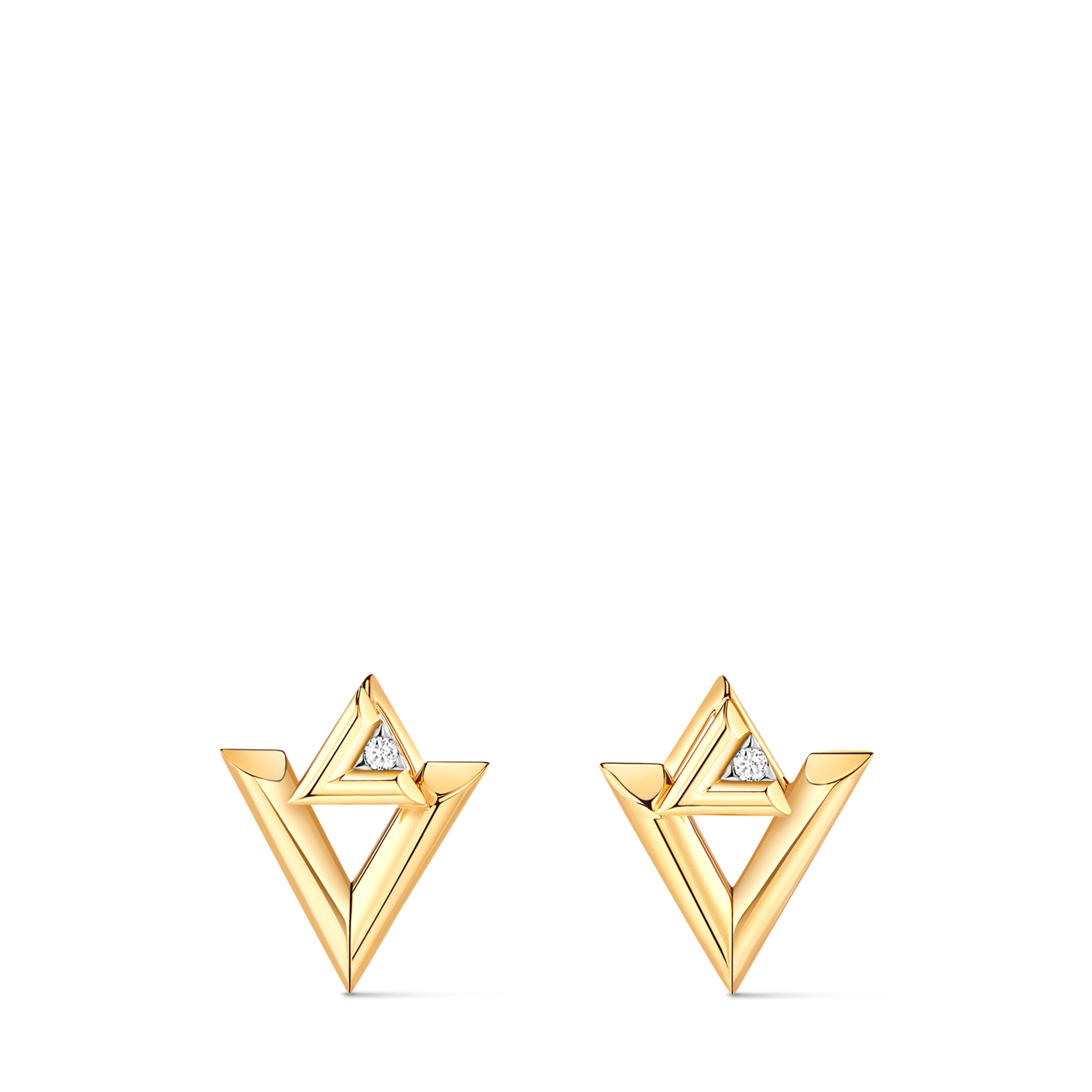 ピアス LV ヴォルト ワン XL (イエローゴールド×ダイヤモンド)