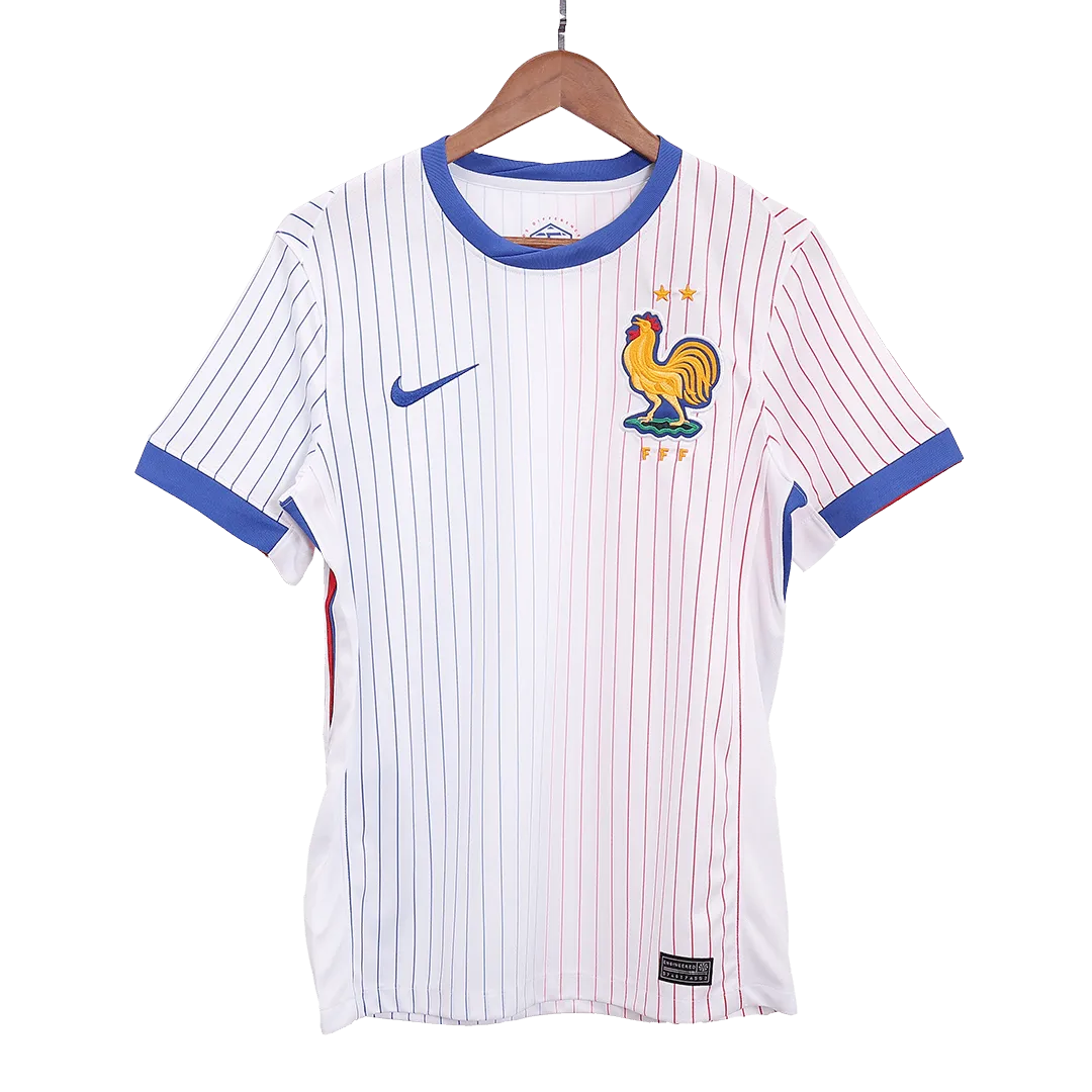 France Away Jersey Euro 2024 Soccer Apparel
