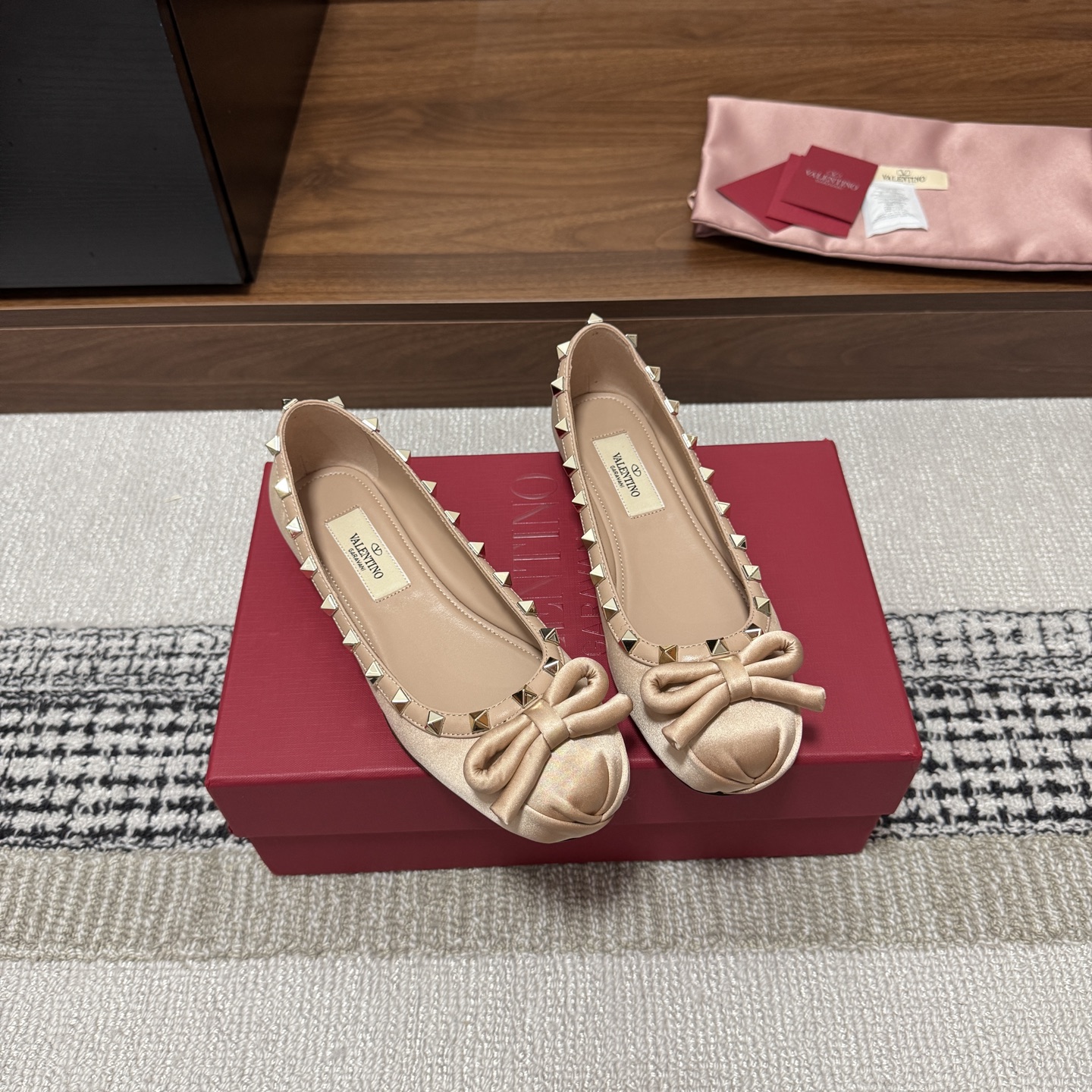 Valentino Rockstud Ballet Flat