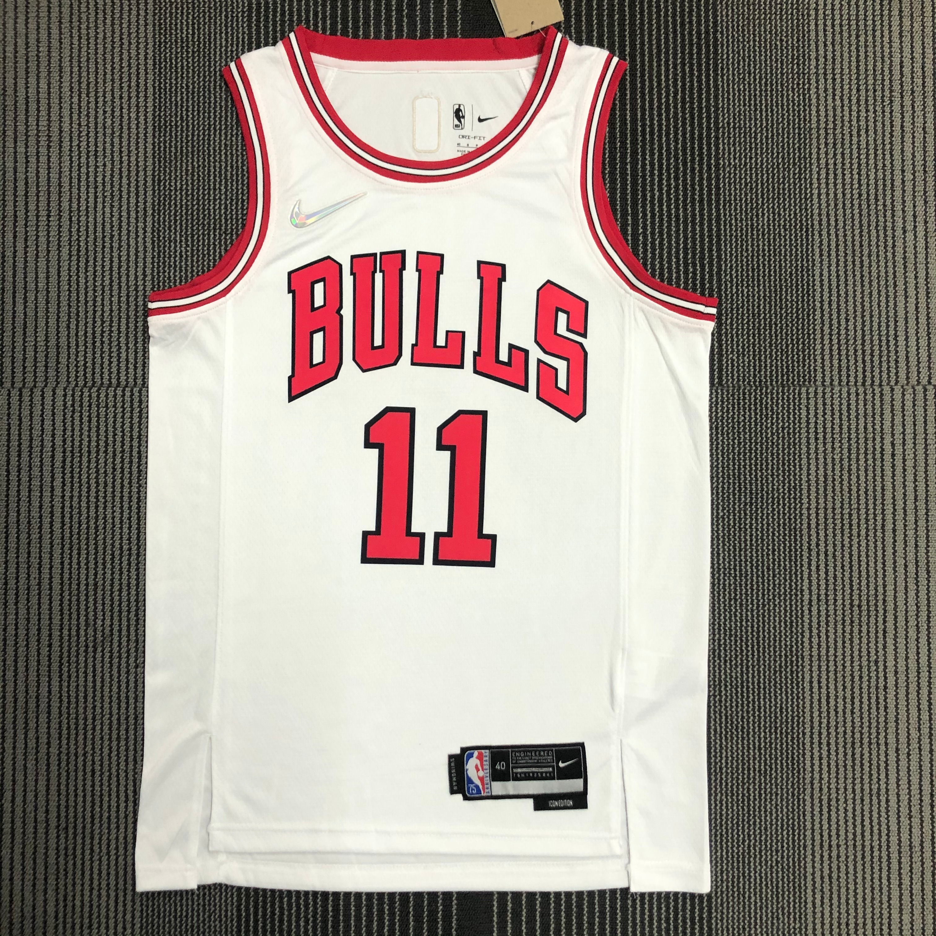 75th Anniversary Chicago Bulls White Edition No.11 DeRozan