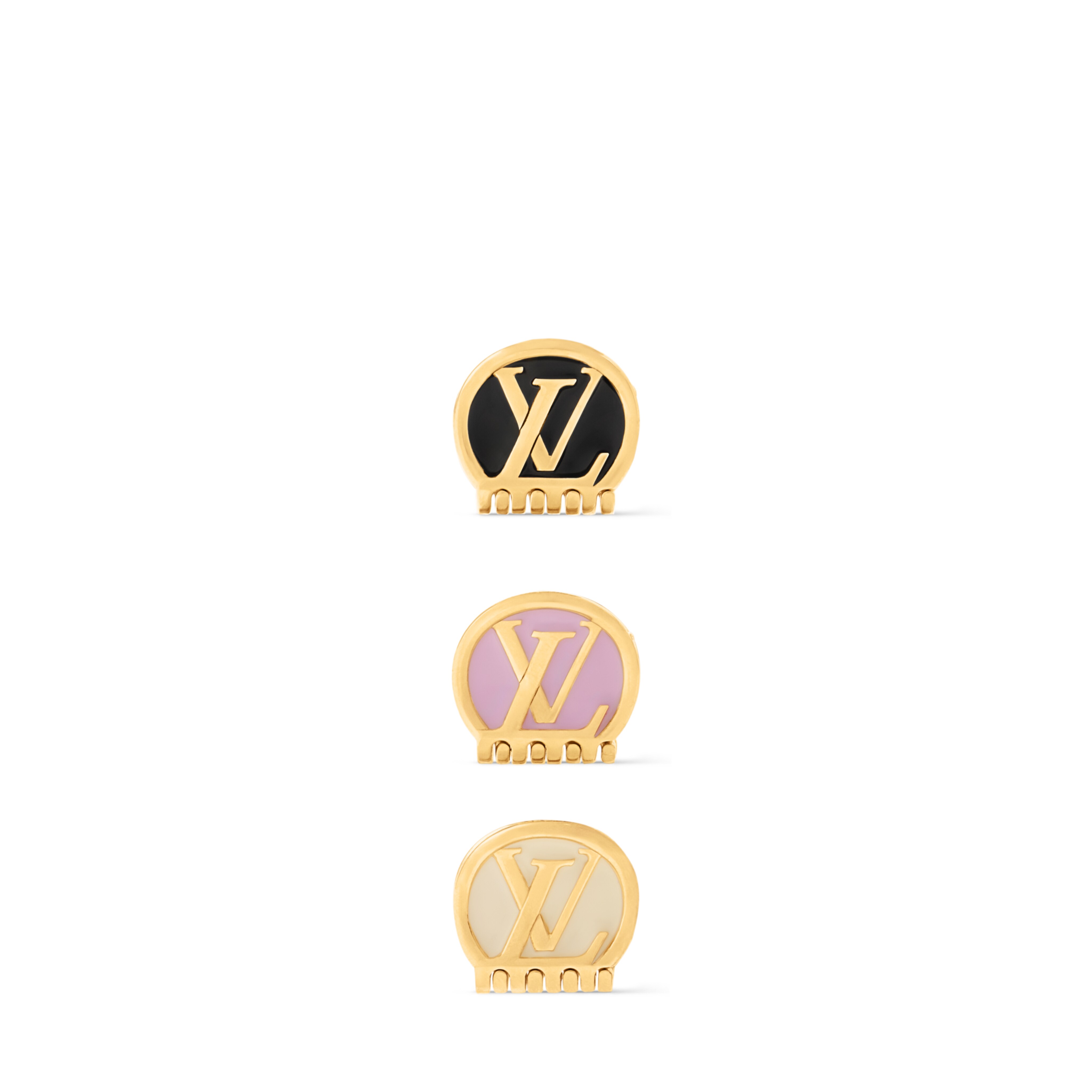 ヘアクリップ･ミニ LV トリオ